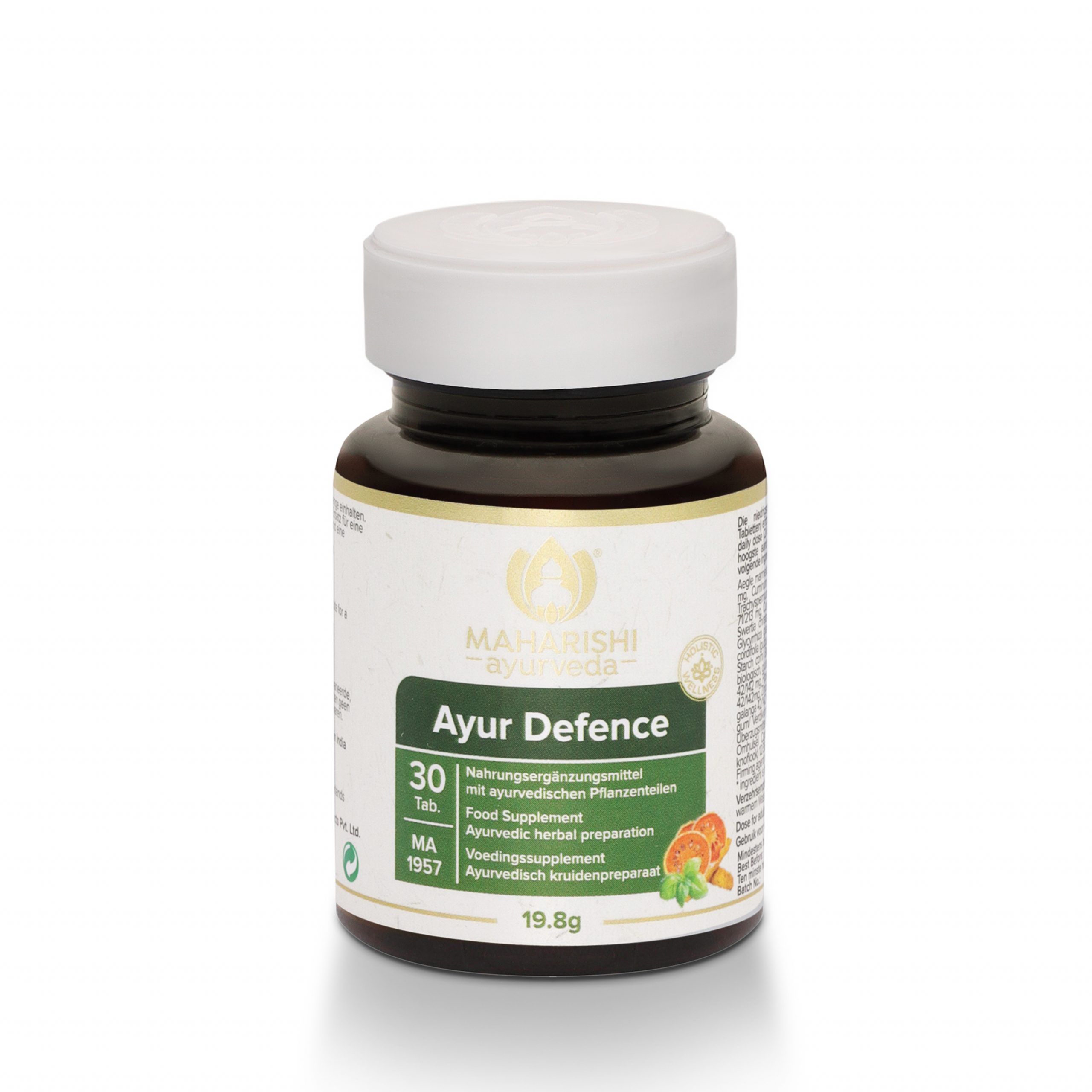 AyurDefence Food Supplement Ayurvedic herbal preparation Contents: 30 Tab / 19.8 g