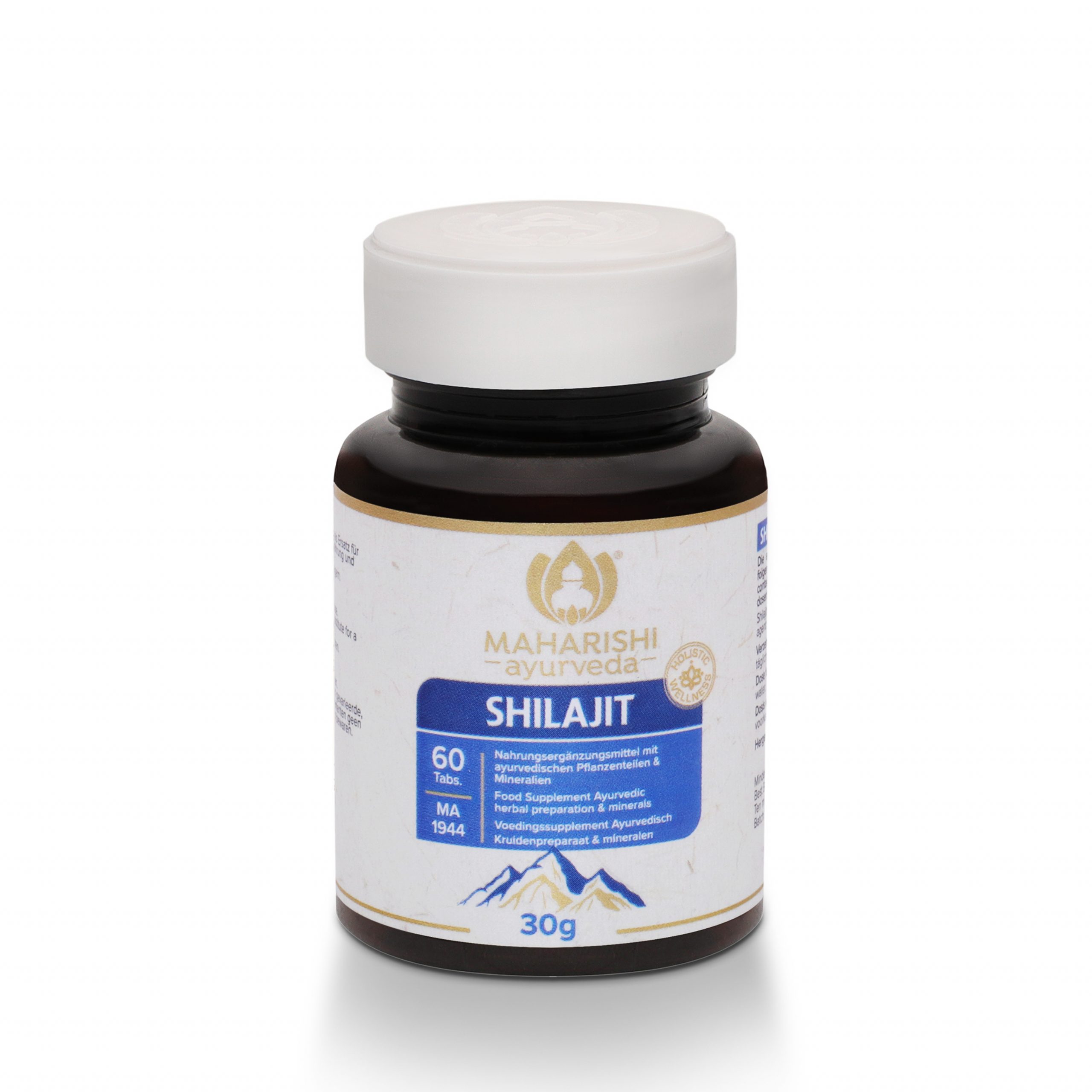 Shilajit MA 1944 Food Supplement Ayurvedic herbal preparation & minerals Contents: 60 Tabletten / 30 g