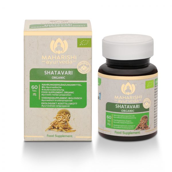 SHATAVARI (Bio) SUPER HERB - Shatavari Food Supplement, Bio ayurvedic herbal preparation Contents: 60 Tabletten / 30 g