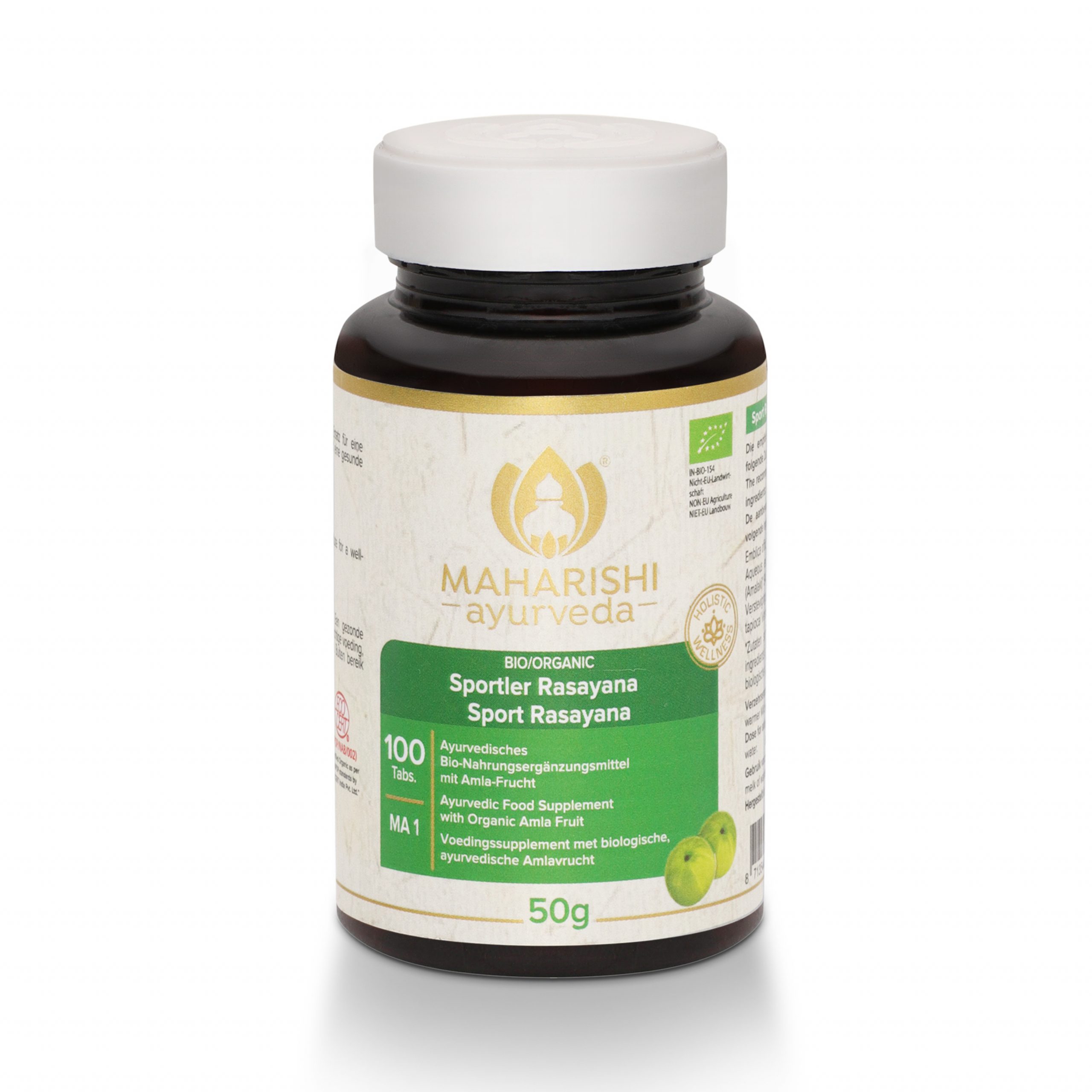 Sport Rasayana MA 1 Ayurvedic Food Supplement with Amla Fruit Contents: 100 tablets / 50 g
