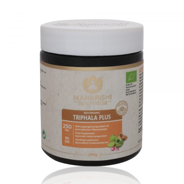 Triphala Plus, Natural, 250 g MA 505 Food Supplement Ayurvedic herbal preparation Contents: 250 tablets / 250 g